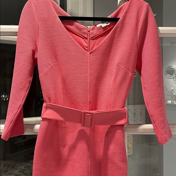 Boden Margie Ottoman V-neck Dress, Sz 2 - Picture 5 of 6